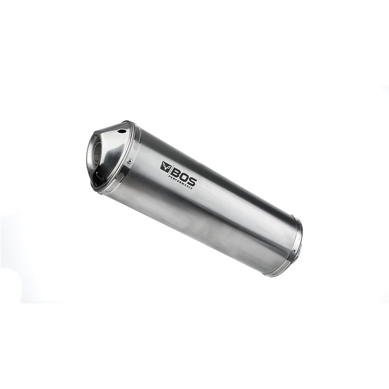 BOS Exhaust GP-2 | Silver | Suzuki GSF650 Bandit