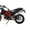 BOS Uitlaat Oval 120 | Zilver | BMW F800GS
