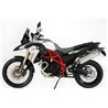 BOS Exhaust Oval 120 | Silver | BMW F800GS
