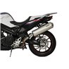 BOS Exhaust Oval 120 | Silver | BMW F800GT