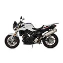 BOS Uitlaat Oval 120 | Zilver | BMW F800R