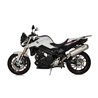 BOS Exhaust Oval 120 | Silver | BMW F800R