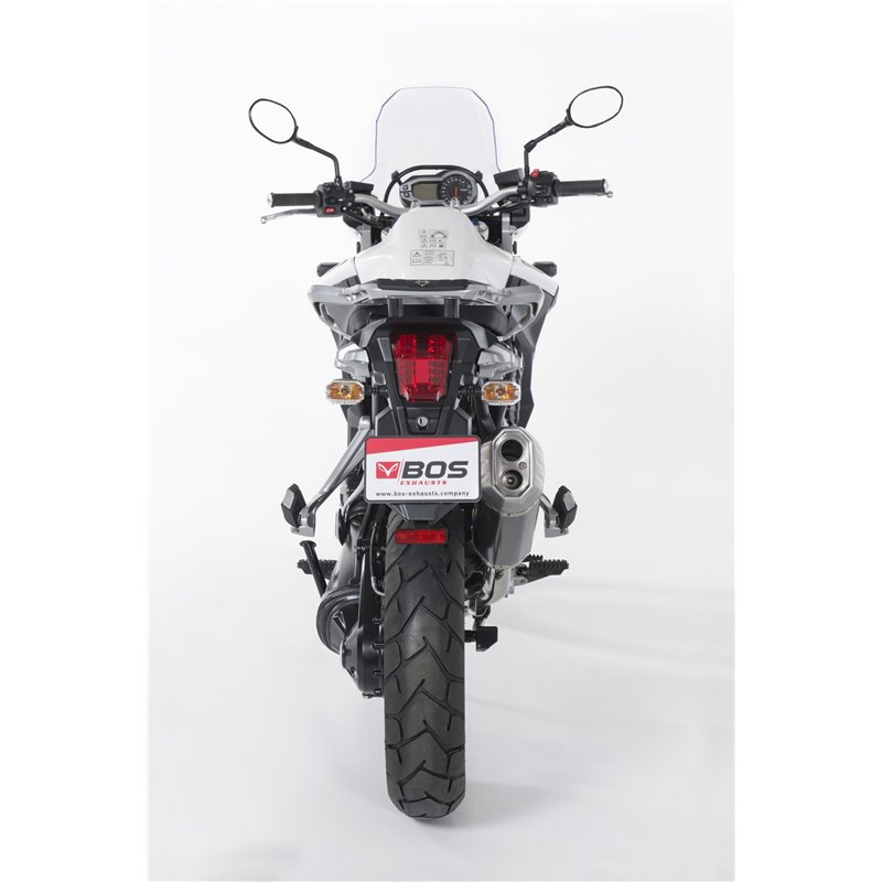 BOS Uitlaat Desert Fox | Zwart | Triumph 1200 Tiger Explorer