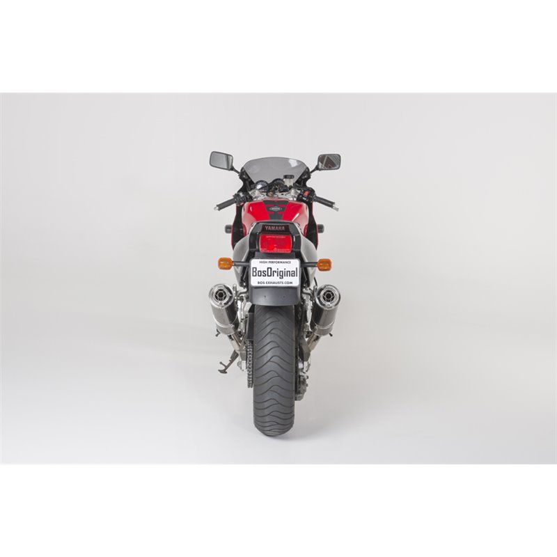 BOS Uitlaten | Zilver | Yamaha TRX850