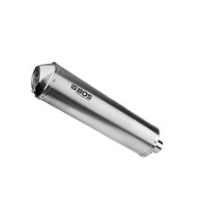 BOS Exhaust Oval 110 | Silver | Honda CBR600F