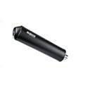 BOS Uitlaat Oval 110 Black Edition | Zwart | Suzuki GSF600 Bandit