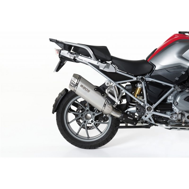 BOS Uitlaat Desert Fox | Zilver | BMW R1200GS