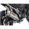 BOS Uitlaat Desert Fox | Zilver | Suzuki DL1000 V-Strom