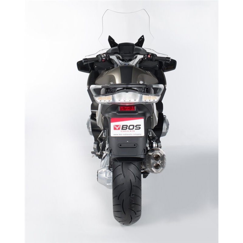 BOS Uitlaat Desert Fox | Zilver | BMW R1200RT