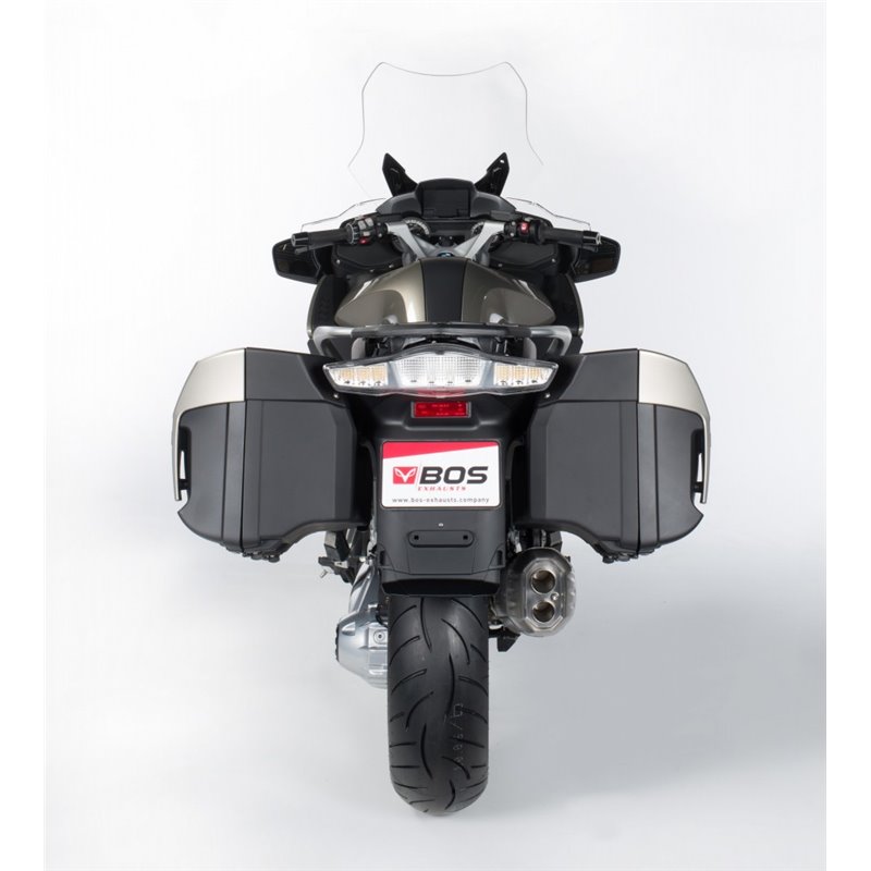 BOS Uitlaat Desert Fox | Zilver | BMW R1200RT