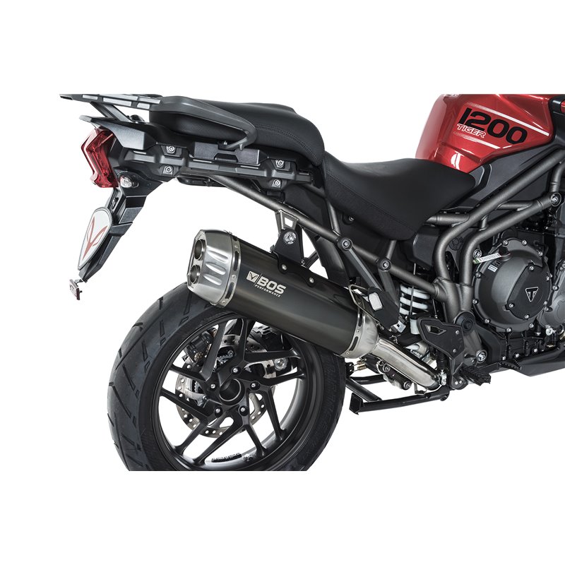 BOS Uitlaat Desert Fox | Carbon | Triumph 1200 Tiger