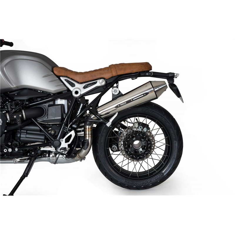 BOS Exhaust Upper | Silver | BMW 1200 R-NineT