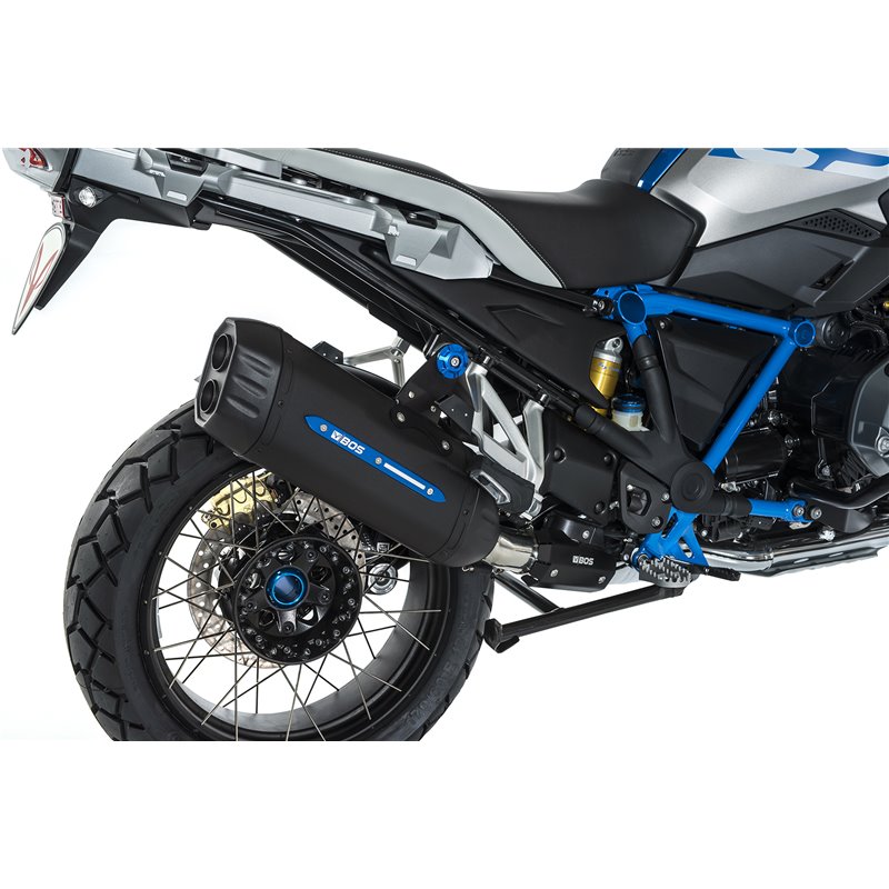 BOS Uitlaat Desert Fox Rallye Edition | Zwart | BMW R1200GS