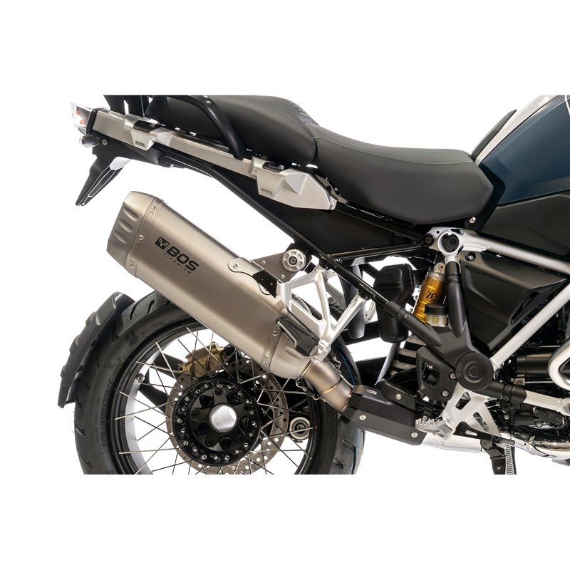 BOS Uitlaat Desert Fox | Zilver | BMW R1200GS