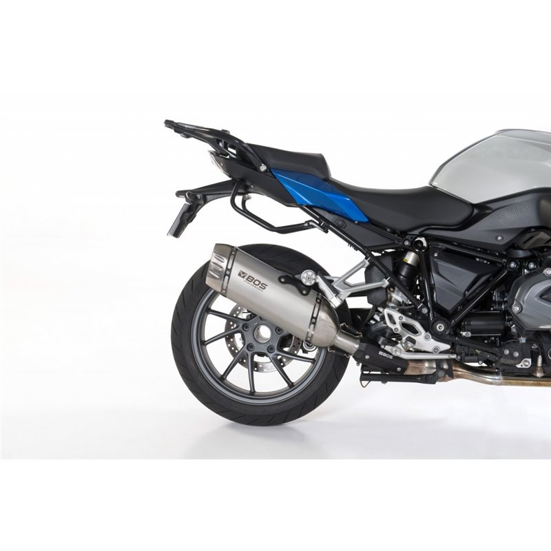 BOS Uitlaat Desert Fox | Zilver | BMW R1200R/R1200RS