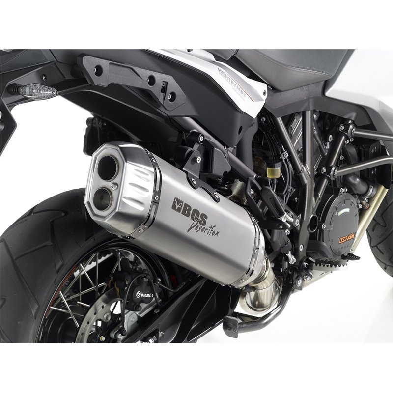 BOS Exhaust Desert Fox | Silver | KTM 1290 Super Adventure