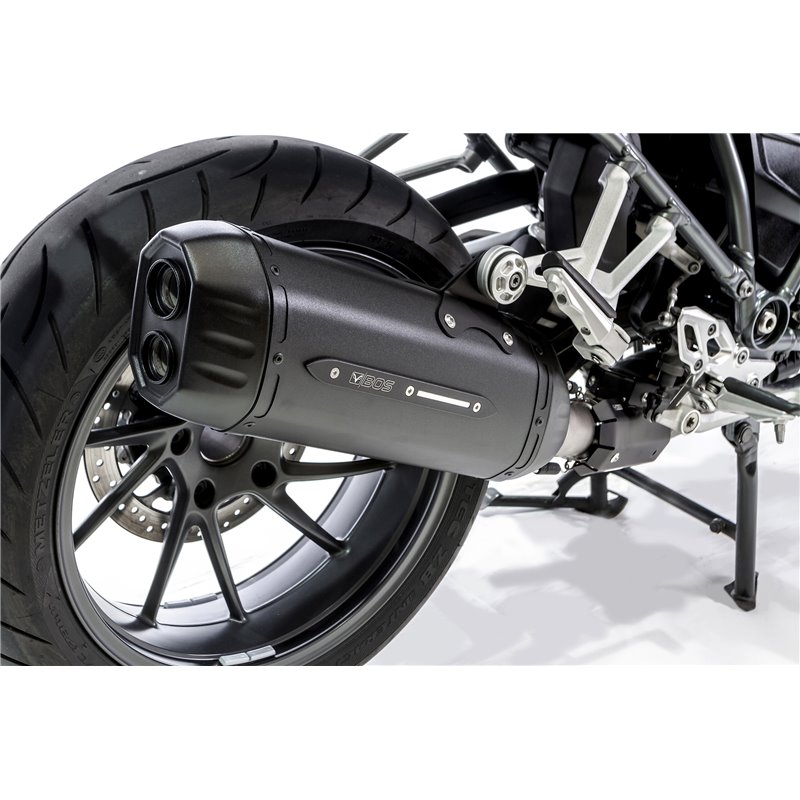 BOS Uitlaat Desert Fox Black Edition | Zwart | BMW R1250R/1250RS