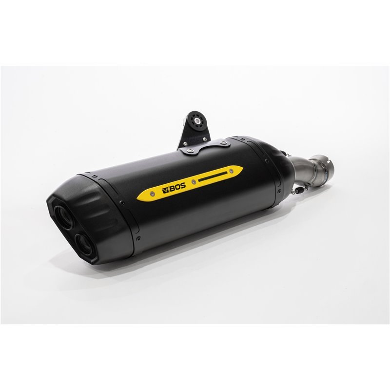 BOS Exhaust Desert Fox Black Edition (yellow protector) | Black | BMW R1250GS