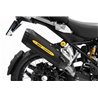 BOS Uitlaat Desert Fox Black Edition (gele protector) | Zwart | BMW R1250GS