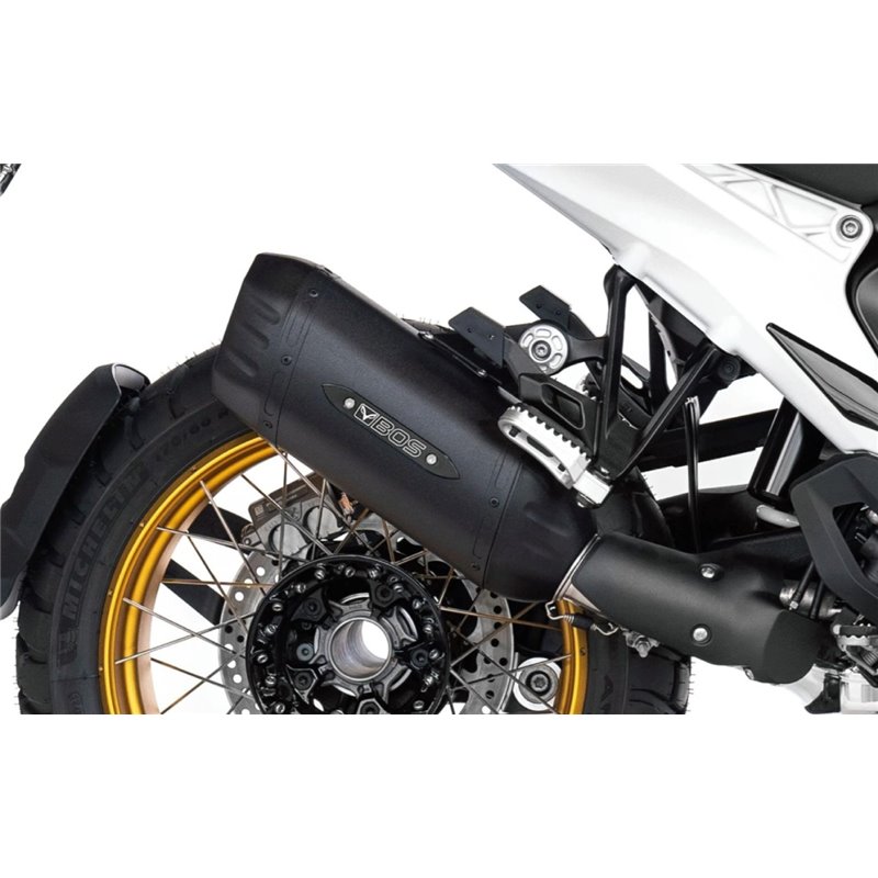 BOS Uitlaat Desert Fox Black Edition Double D | Zwart | BMW R1300GS