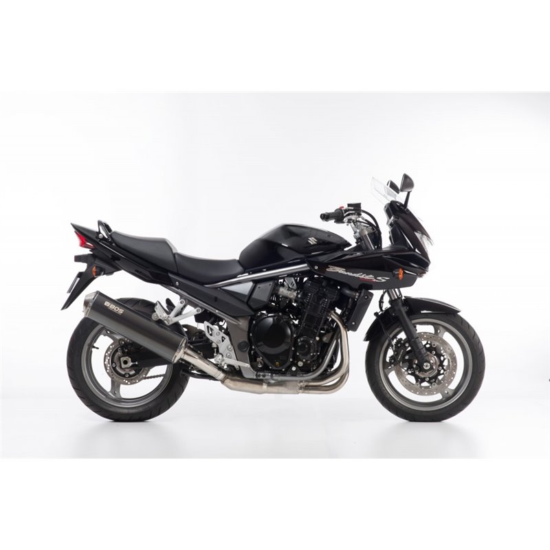 BOS Uitlaat Oval 120 | Carbon | Suzuki GSF1250 Bandit