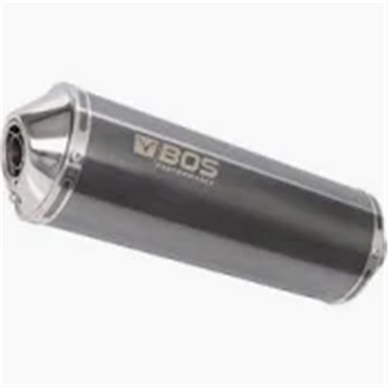 BOS Uitlaat Oval 120 | Carbon | Suzuki GSF1200