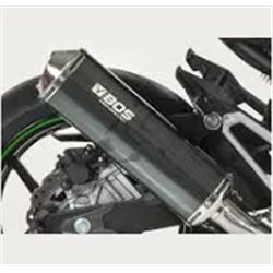 BOS Uitlaat Oval 120 | Carbon | Kawasaki GTR1400