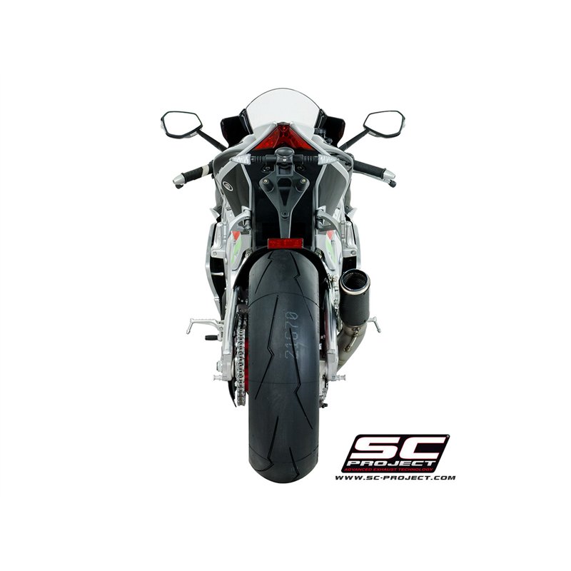 SC-Project Exhaust CR-T High | Carbon | Aprilia RSV4