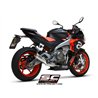SC-Project Exhaust System 2-1 CR-T StoneGuard | Silver | Aprilia Tuono 660