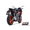 SC-Project Exhaust System 2-1 CR-T StoneGuard | Silver | Aprilia Tuono 660