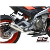 SC-Project Exhaust System 2-1 CR-T StoneGuard | Silver | Aprilia Tuono 660