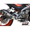 SC-Project Uitlaatsysteem 2-1 SC1-R | Zilver | Aprilia Tuono 660