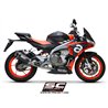SC-Project Exhaust System 2-1 SC1-R | Silver | Aprilia Tuono 660