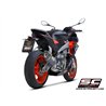 SC-Project Uitlaatsysteem 2-1 SC1-R | Zilver | Aprilia Tuono 660