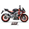 SC-Project Exhaust System 2-1 SC1-R | Silver | Aprilia Tuono 660