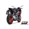 SC-Project Exhaust System 2-1 SC1-R | Silver | Aprilia Tuono 660