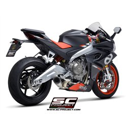 SC-Project Exhaust System 3-1 S1 | Silver | Aprilia Tuono 660
