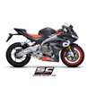 SC-Project Uitlaatsysteem 3-1 S1 | Zilver | Aprilia Tuono 660