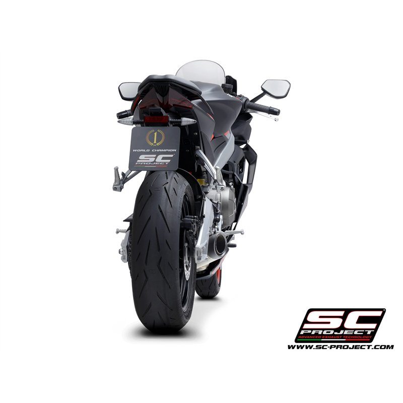 SC-Project Exhaust System 3-1 S1 | Silver | Aprilia Tuono 660