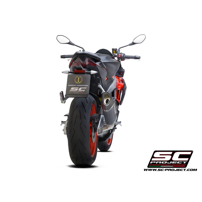 SC-Project Exhaust System 2-1 SC1-R | Carbon | Aprilia Tuono 660