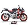 SC-Project Uitlaatsysteem 2-1 SC1-R | Zilver | Aprilia Tuono 660