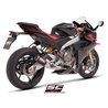 SC-Project Uitlaatsysteem 2-1 CR-T StoneGuard | Carbon | Aprilia RS660