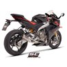 SC-Project Exhaust System 2-1 CR-T StoneGuard | Silver | Aprilia RS660
