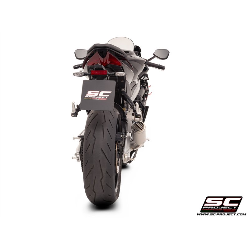 SC-Project Exhaust System 2-1 CR-T StoneGuard | Silver | Aprilia RS660