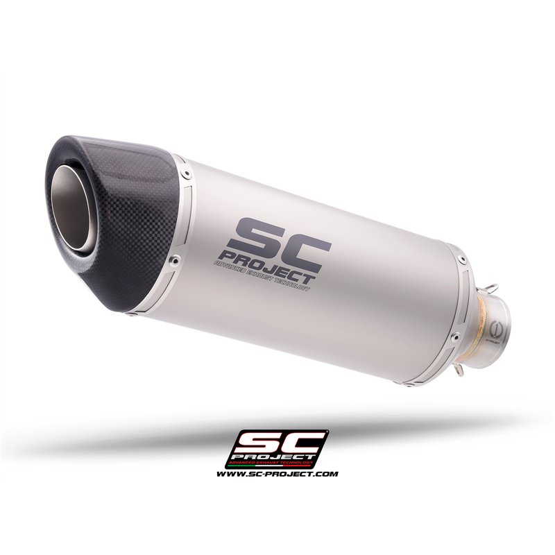 SC-Project Uitlaat Oval | Zilver | BMW F800GS