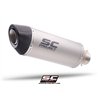 SC-Project Uitlaat Oval | Zilver | BMW F800GS