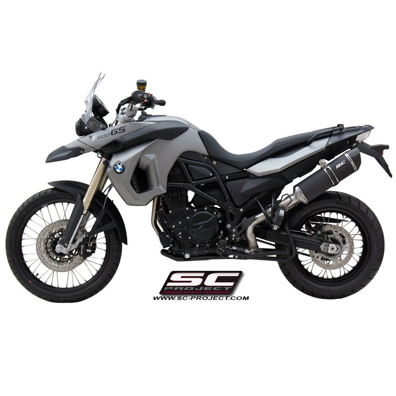 SC-Project Uitlaat Oval | Zilver | BMW F800GS