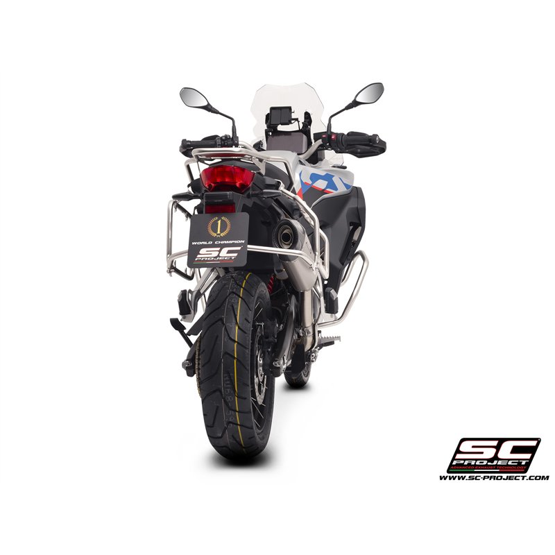 SC-Project Uitlaat X-Plorer II GT | Zilver | BMW F900GS Adventure