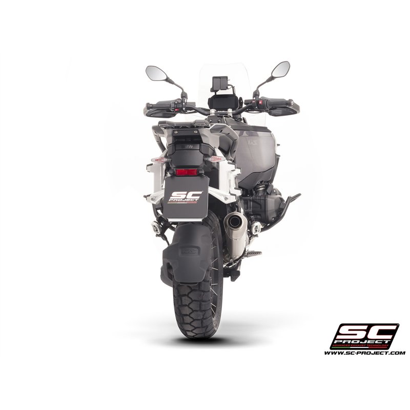 SC-Project Uitlaat Rally-X | Zilver | BMW R1300GS