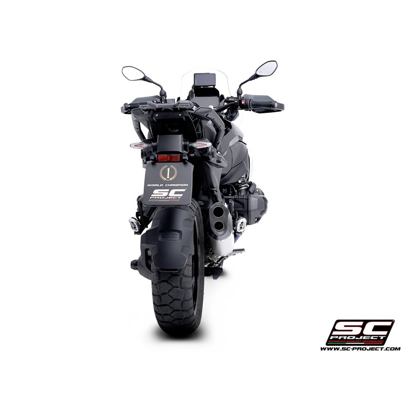 SC-Project Exhaust Adventure-R | Silver | BMW R1300GS